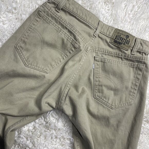 Levi’s Jeans Silver Tab Original Fit 32/34 Khaki Color - Picture 1 of 6